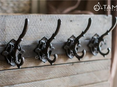 Móc treo đồ sắt nghệ thuật cổ điển Vintage MTĐ-08